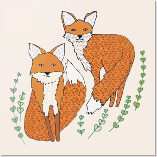 Foxes Posters and Art